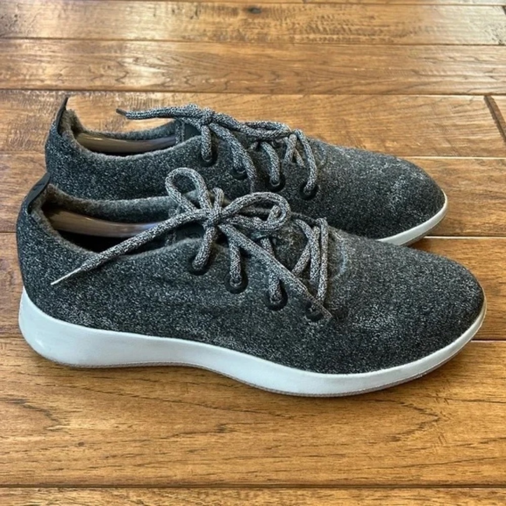 Allbirds Wool Runners Sneakers Gray Running Casual Athleisure Mens Size 9